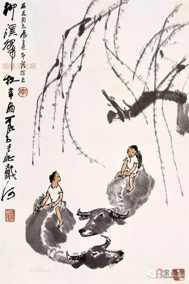 李可染一生創(chuàng)作作品1000件，市場(chǎng)拍了8000件，90%是假的